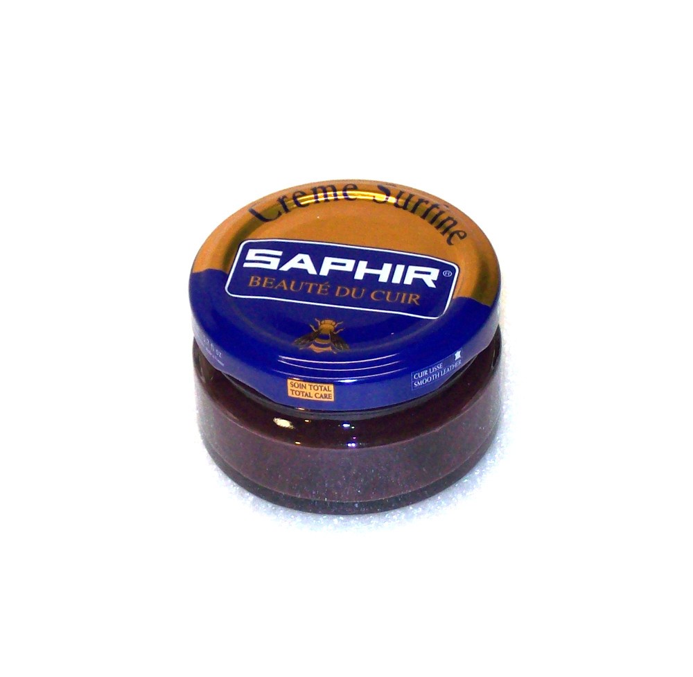 Saphir Creme Surfine dunkelbraun
