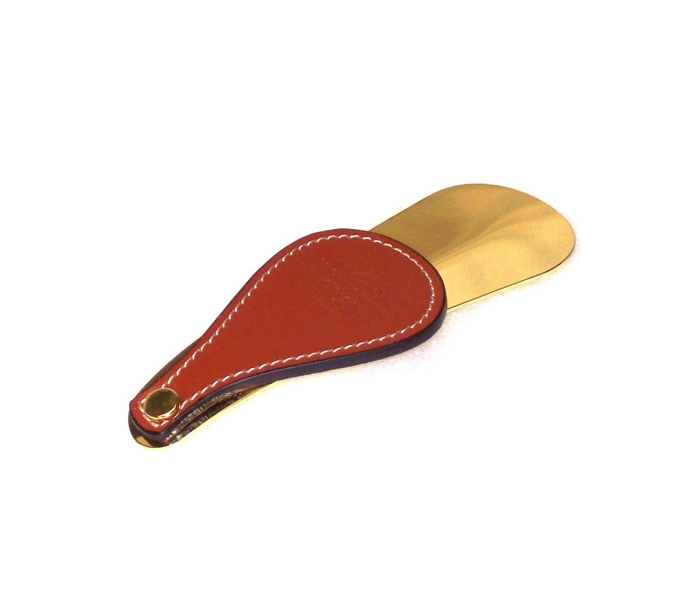 Schuhlöffel, Messing